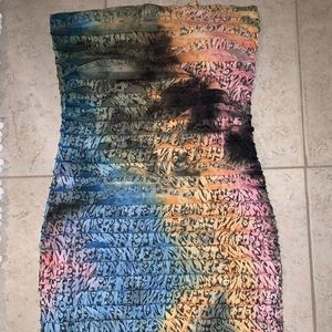 Bodycon Rainbow Dress from Charlotte Russe.